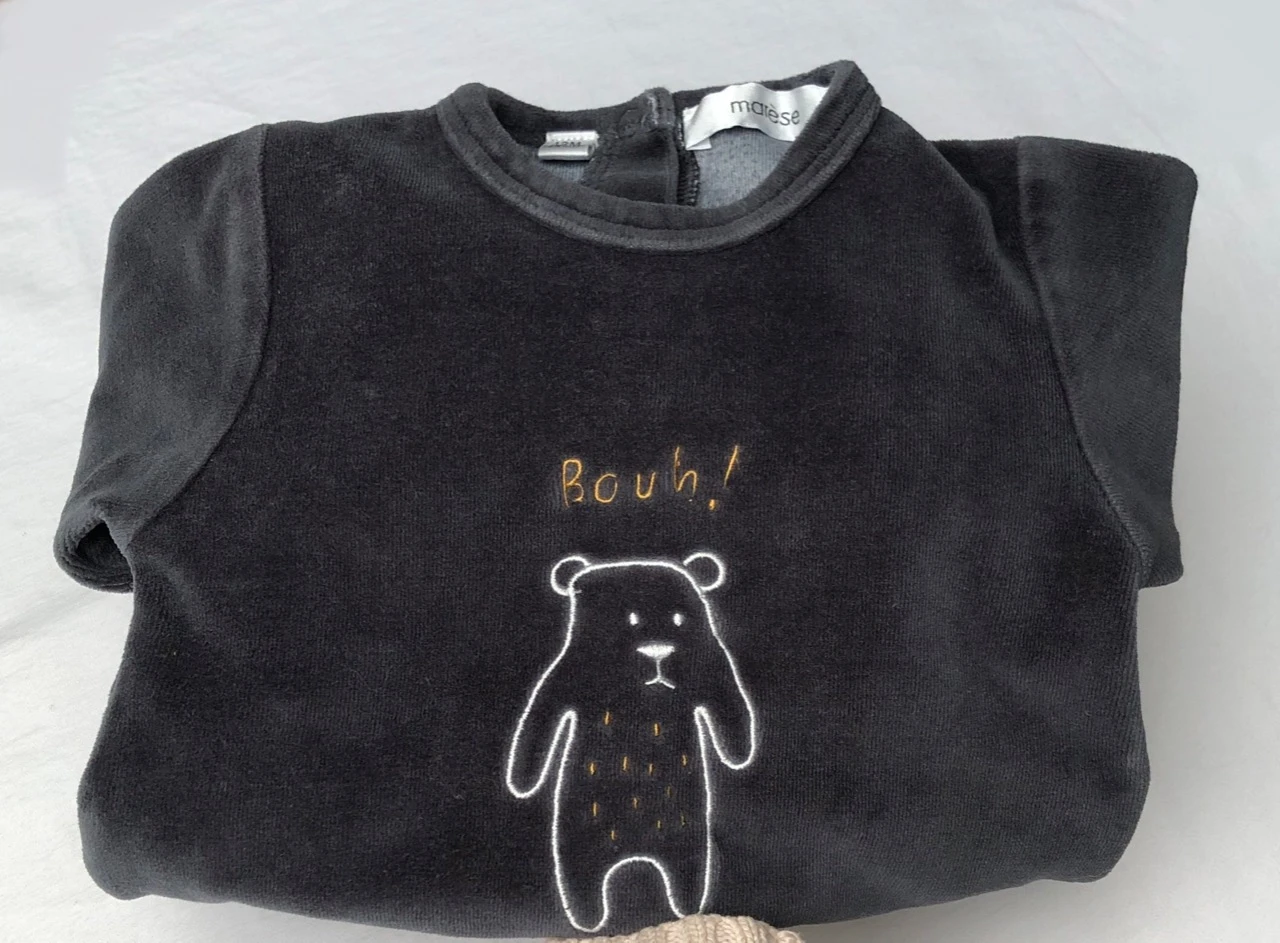 Pyjama velours Marèse 12 mois